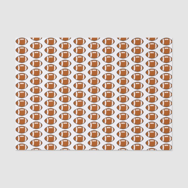 Mousseline Papier Tissu Football (Recto)