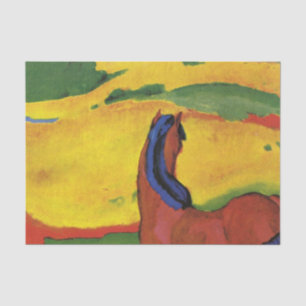 Mousseline Papier Tissu FRANZ MARC CHEVAUX