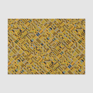 Mousseline Papier Tissu Golden Kente