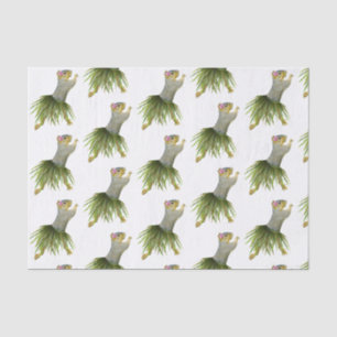 Mousseline Papier Tissu Hula Squirrel
