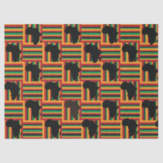 Mousseline Papier Tissu Kente, Papier Emballage Kente