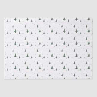 Mousseline Papier Tissu Mini-Noël Arbre