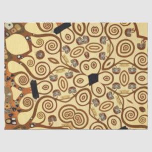 Mousseline Papier Tissu Motif Klimt