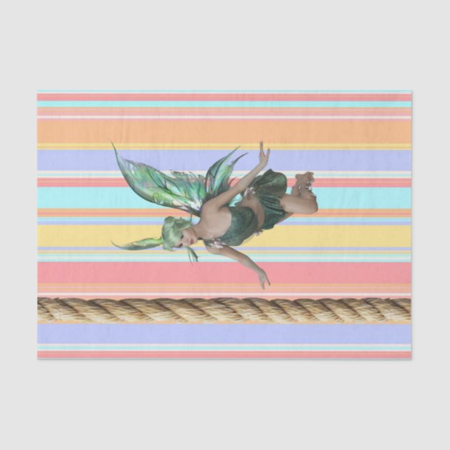 Mousseline Papier Tissu Pastel Fairy (Recto)