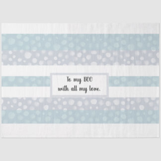 Mousseline Papier Tissu Personnalisé