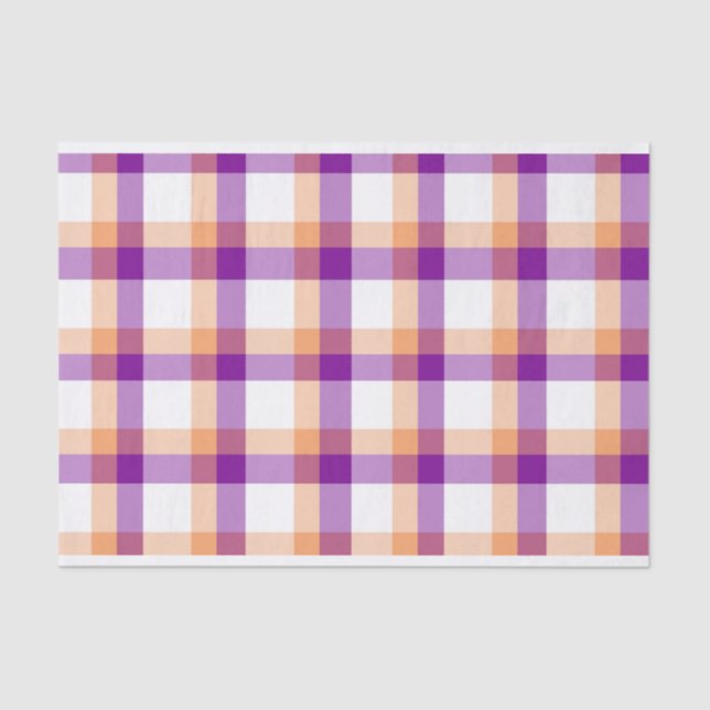 Mousseline Papier Tissu - Plaid (Recto)