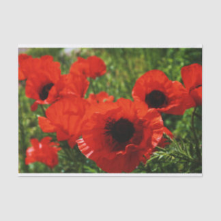 Mousseline Papier Tissu Poppy