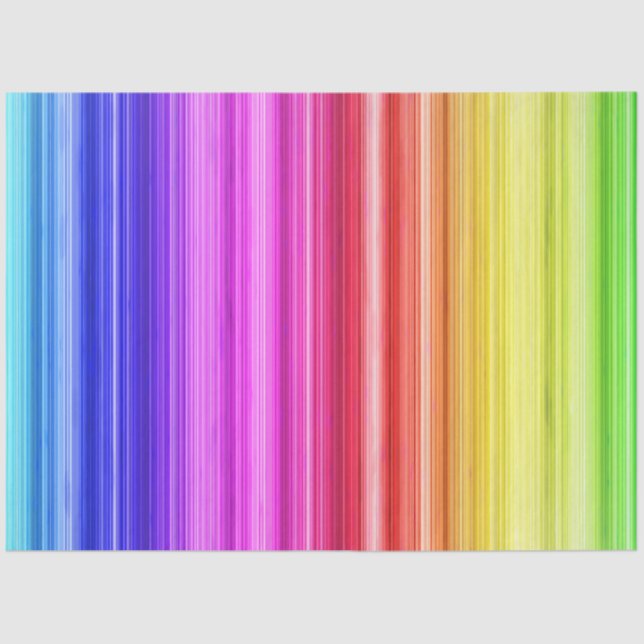Mousseline Papier Tissu Rainbow (Recto)