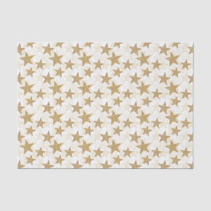Mousseline Papier Tissu Star brillant