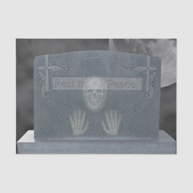 Mousseline Papier Tissu Tombe Pierre (Recto)