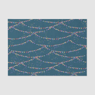 Mousseline Papier Tissu Tropical Holiday Christmas