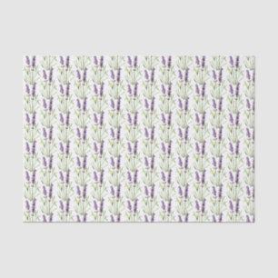 Mousseline Papier Tissu vintage Français Lavande Petite Impre