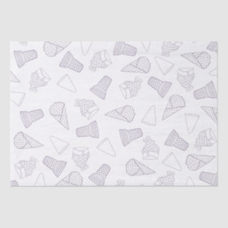 Mousseline Papier Tissu Violet 