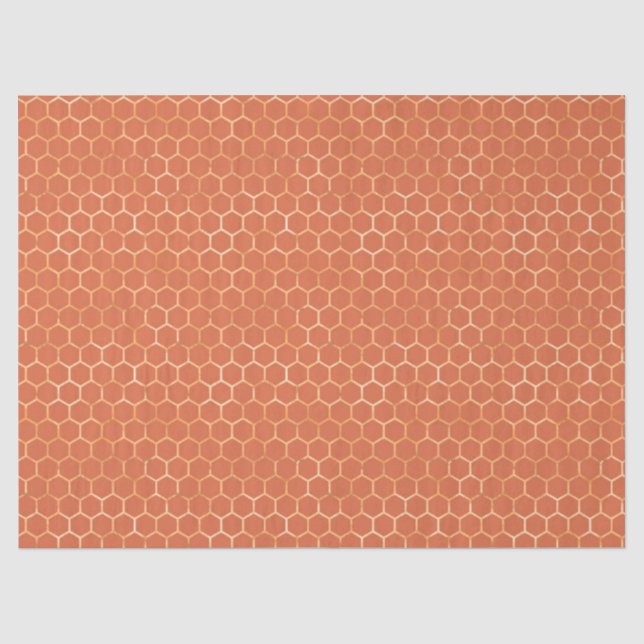 Mousseline Papier tissue série abeille de la forêt Design 3 (Recto)