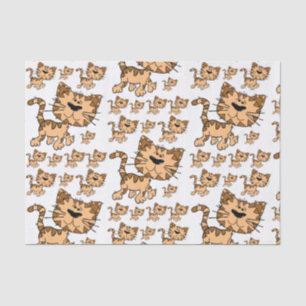 Mousseline Papier Tissus Cat