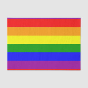 Mousseline Papier Tissus de la Rainbow Pride