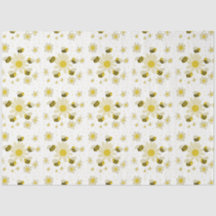 Papier Tissus des abeilles