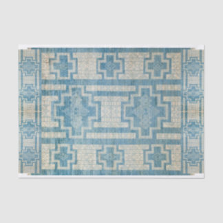 Mousseline Papier Tissus En Chef Indigo