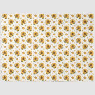 Mousseline Papier Tissus Sunflower