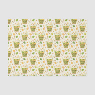 Mousseline Pâques Panier papier Tissu - mignon