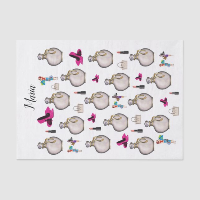 Mousseline Parfum papier de tissus (Recto)