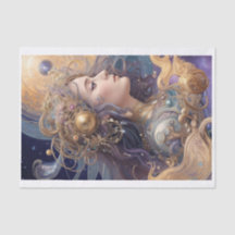 Pastel Mysman Femme Découpage Papier Tissu