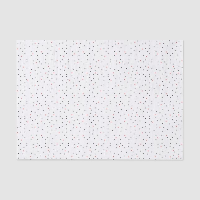 Mousseline Petites pointes sur papier de tissus (Recto)