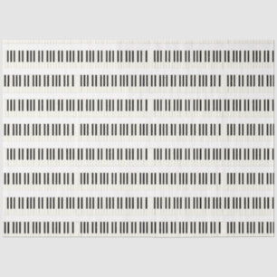 Mousseline Piano Clavier Graphique Découpage Tissu Papier