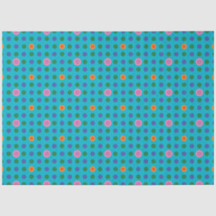 Mousseline Poisson coloré Pois personnalisé papier de tissus