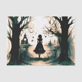 Mousseline Promenez-vous dans le papier de découpage de tissu