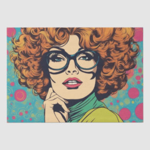 Mousseline Psychédélique : Un papier de découpage rétro Hippi