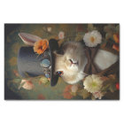 Rabbit en costume et Casquette 3 découpage papier