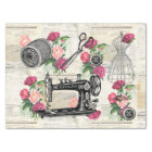 Roses roses roses à coudre Vintages Papier de tiss