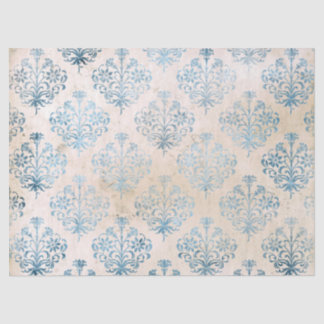 Mousseline Série de papier bleu éphémère Design 2