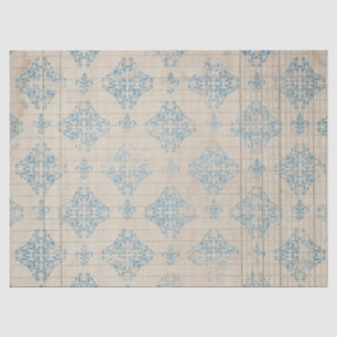 Mousseline Série de papier bleu éphémère design 8
