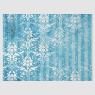 Mousseline Série papier bleu Éphémère Design 5