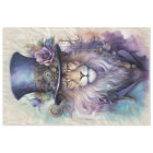 Steampunk Lion mâle violet Lilac papier découpage