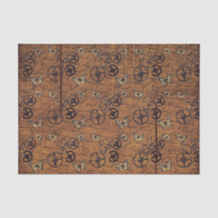 Mousseline Steampunk vintage embraye le papier peint