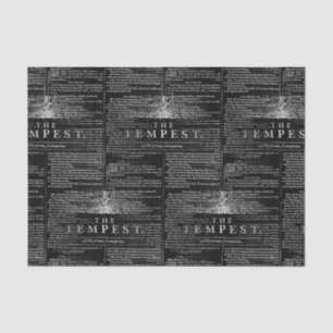 Mousseline Tempest Shakespeare Jouer Tissu Papier