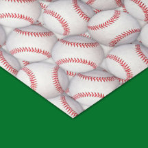 Thème sportif Baseball Tissu Papier