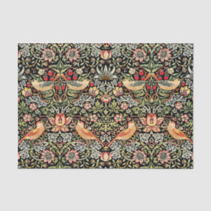 Mousseline Thief fraise William Morris Papier de tissus