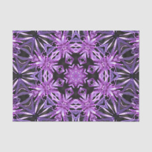 Mousseline Tissu Papier violet Fleur 2 Kaleidoscope 2