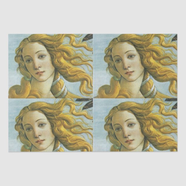 Mousseline Vénus * Sandro Botticelli Papier Tissu (Recto)
