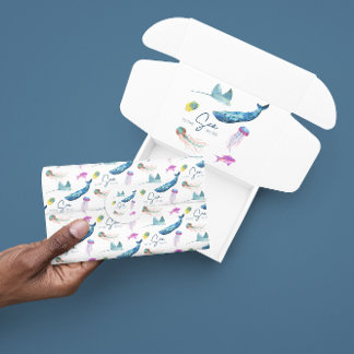 Mousseline Vers La Mer Nous Allons Tissus Papier