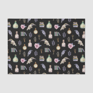 Mousseline Vintage Halloween Éléments Motif papier