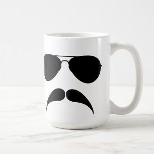 Moustache Aviator Mug