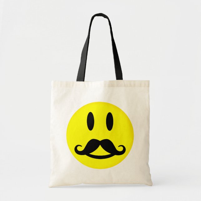 Moustache bag - choose style & colour (Front)
