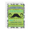 Moustache Bash Chevron Birthday Party Invitation