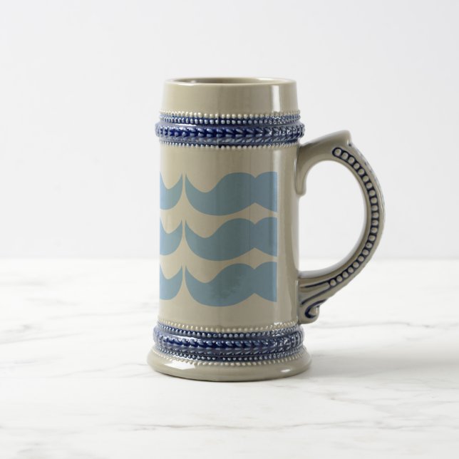 Moustache Beer Stein (Right)