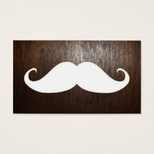 Moustache blanche drôle sur l'arrière - plan en